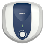 Bajaj armor series pentacle storage water heater 15 litre white blue Front View