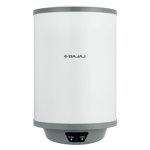 Bajaj shield series crest plus storage water heater 10 l white grey Front View