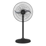 Bajaj tez mk ii plus farrata 450 mm pedestal fan black Front View