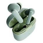 Boat airdopes ultra plus wireless earbuds olive slate Front View