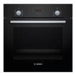 Bosch 66 l series 2 built in microwave oven hbf532ba0i black Front View
