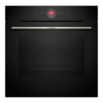 Bosch 71 l series 8 built in microwave oven hbg7341b1 black Front View