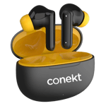 Conekt cadence plus true wireless black Front Left View