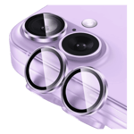 Cool touch camera lens protection tempered glass for apple iphone 17 purple Back View