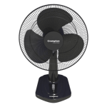 Crompton high speed torpedo 400 mm table fan black Front View