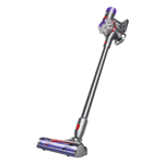 Dyson v8 absolute cordless portable vacuum cleaner nickel silver Front View
