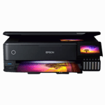 Epson ecotank l8180 wireless color all in one inktank printer black Front View