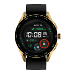 Fire Boltt Invincible Plus Smartwatch Black Gold Silicone 01