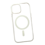 Flifit magnetic full protection back case for apple iphone 15 pro white Back View