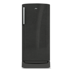 Godrej 184 l direct cool single door 2 star refrigerator rd emarvel 207b tdf fs st fossil steel Front View