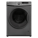 Godrej 8 0kg fully automatic front load washing machine wfeon crs 8012 5 0 fkedm metallic black Front View