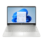 HP Intel Core i5 12th Gen Windows 11 Home Laptop 15s fq5329TU Natural Silver 8GB 512GB side view