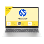 HP amd ryzen 5 7520u windows 11 home laptop 15 fc0690au natural silver 16gb 512gb Front View