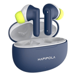 Hapipola candy wireless earbuds blue Front View