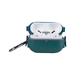 Heiger defence hard shell shock proff case for apple airpods pro 2nd gen Green Front View