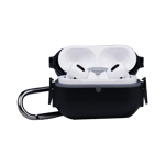 Heiger defence hard shell shock proff case for apple airpods pro 2nd gen black Front View