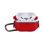 Heiger defence hard shell shock proff case for apple airpods pro 2nd gen red Front View