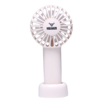 Heiger mini handheld personal fan Pink Front View