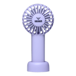 Heiger mini handheld personal fan Purple Front View