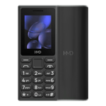 Hmd 105 ta1633 dual sim black Front Back View