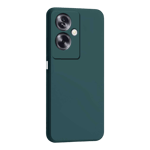 Inbase cloth silicon back case for oppo f25 pro 5g green Back View