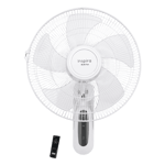 Kuhl inspira w1 bldc motor with remote 400mm wall fan white Front View