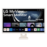 LG fhd ips smart monitor 32sr50f w silver 32 inch Front View