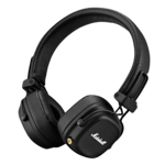 Marshall major iv wireless boom headset black Front View