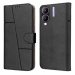 New case flip cover for vivo y28 y17s black Front Back View