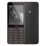 Nokia 235 4G Black Front Back View