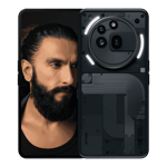 Nothing phone 3a pro 5g black 256gb 8gb ram Front Back View Image