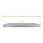 O general 1 5 ton 2 star fixed speed inverter split ac asga18buta b 1 5 ton 2 star Front View