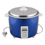 Panasonic SR WA 18H PF 2 Pan 1 8 Litre Electric Rice Cooke Blue Black 1 8 L Front View