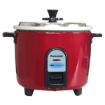 Panasonic sr wa 18 gf9 1 8 litre electric rice cooker plain metallic burgundy Front View
