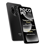 Poco M7 5G Satin Black 6GB 128GB front view