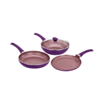 Premier Granite Non Stick Cookware Induction Compatible 4 pcs Set 01