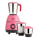 Premier pinky km 528 500w mixer grinder 3 jars pink Full View