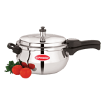 Premier stainless steel handi induction bottom pressure cooker 1 5 litre Front View