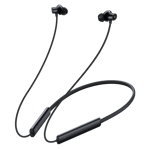 Realme buds wireless 3 pure black Front View