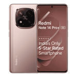 Redmi note 14 pro plus 5g champagne gold 512gb 12gb ram Front Back View