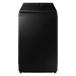 Samsung 14 0kg fully automatic top load washing machine with ai wash and heater wa80f14b6btl black caviar Front View
