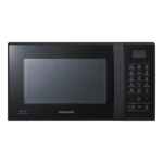 Samsung 21 l convection microwave oven ce76jd b1 xtl black Front View