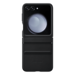 Samsung eco leather case for galaxy z flip 5 black Back View