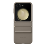 Samsung eco leather case for galaxy z flip 5 etoupe Back View