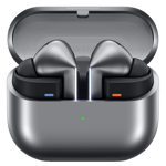 Samsung galaxy buds 3 pro reserve silver Front Open View