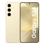 Samsung galaxy s24 5g amber yellow 256gb 8gb ram Front Back View
