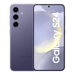 Samsung galaxy s24 5g cobalt violet 128gb 8gb ram Front Back View