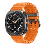 Samsung galaxy watch ultra 2025 lte titanium gray Front Right View