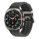 Samsung galaxy watch ultra 2025 lte titanium silver Front Right View
