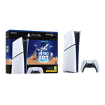 Sony playstation 5 slim digital astro bot chassi bundle white Box View